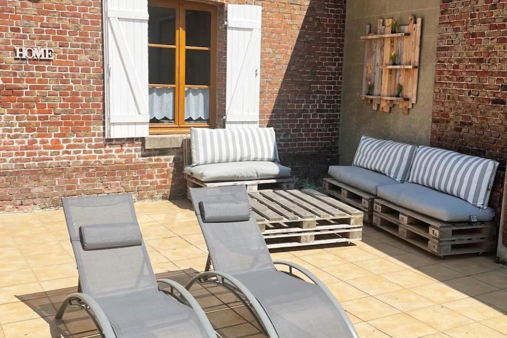 La Muche Valericaine, Coeur De Ville, Jardin Saint-Valéry-sur-Somme Exteriér fotografie